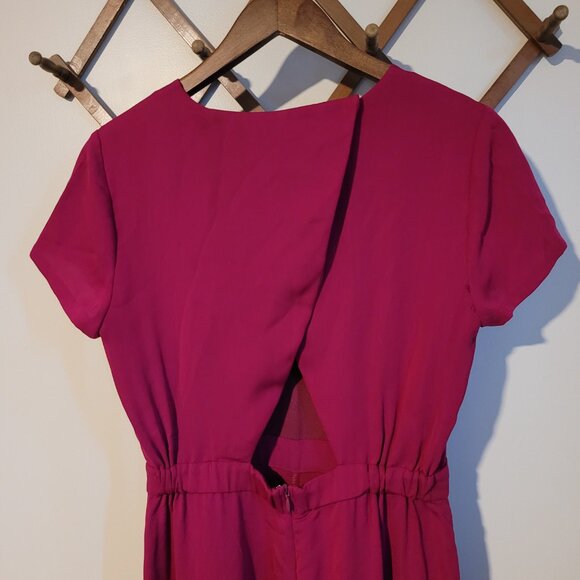 J Crew Drapey Wrap Back Jumpsuit SZ 6 - Picture 4 of 5